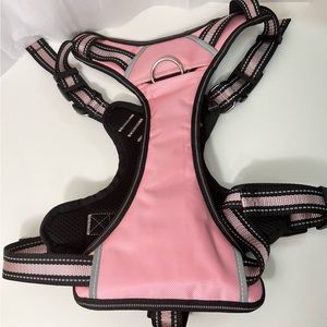 XL Pink Reflective Dog Harness
